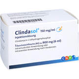 Abbildung: Clindasol 150 mg / ml Injektionslösung 900 mg Injektionslösung, 6 ml PZN 00013907