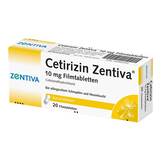 Produktbild Cetirizin Zentiva 10 mg Filmtabletten