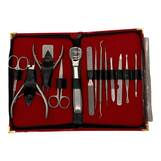 Produktbild Manicure Pedicure Etui 14teilig rostfrei