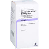 Abbildung: Klacid Saft Forte 250 mg / 5 ml ab 20 kg Granulat zur Herstellung einer Suspension zum Einnehmen, 100 ml PZN 00557576