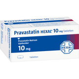 Abbildung: Pravastatin Hexal 10 mg Tabletten Tabletten, 50 St PZN 00586000