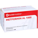 Abbildung: Metformin AL 1000 Filmtabletten Filmtabletten, 120 St PZN 00795028
