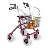 Produktbild Rollator Standard silber mit Korb und Tablett