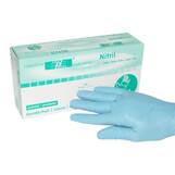 Produktbild Handschuhe Nitril puderfrei unsteril Gr&ouml;&szlig;e L blau