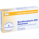 Abbildung: Roxithromycin 300 Heumann Filmtabletten Filmtabletten, 7 St PZN 01347970