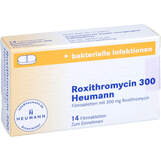 Abbildung: Roxithromycin 300 Heumann Filmtabletten Filmtabletten, 14 St PZN 01347993