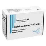 Produktbild Calciumacetat 475 mg Filmtabletten