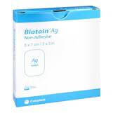 Abbildung: Biatain Ag Schaumverband 5x7 cm nicht haftend Verband, 5 St PZN 01643013