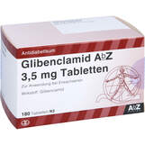 Abbildung: Glibenclamid AbZ 3,5 mg Tabletten Tabletten, 180 St PZN 01725018