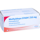 Abbildung: Methyldopa STADA 250 mg Filmtabletten Filmtabletten, 100 St PZN 02077202
