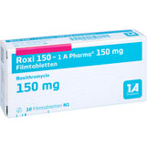Abbildung: Roxi 150 1A Pharma Filmtabletten Filmtabletten, 10 St PZN 02197320