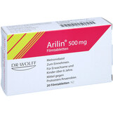 Abbildung: Arilin 500 Filmtabletten Filmtabletten, 20 St PZN 02587877