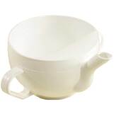 Produktbild Krankentasse Kunststoff mit 2 Henkeln wei&szlig;