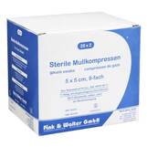 Produktbild Mullkompressen 5x5 cm steril 8-fach