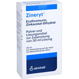 Abbildung: Zineryt Lösung Trockensubstanz mit Lösun, 30 ml PZN 03023645