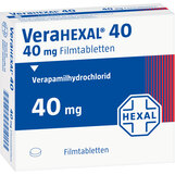 Abbildung: Verahexal 40 Filmtabletten Filmtabletten, 50 St PZN 03117441