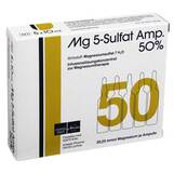 Produktbild MG 5 Sulfat Ampulle 50% Infusionsl&ouml;sungskonzentrat