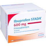 Abbildung: Ibuprofen STADA 600 mg Filmtabletten Filmtabletten, 100 St PZN 03470887