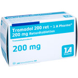 Abbildung: Tramadol 200 retard 1A Pharm Retard-Tabletten, 100 St PZN 03480905