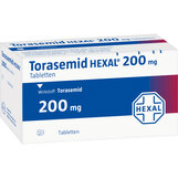 Abbildung: Torasemid Hexal 200 mg Tabletten Tabletten, 30 St PZN 03650388