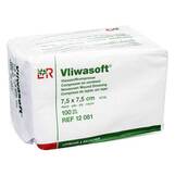 Produktbild Vliwasoft Vlieskompressen 7,5x7,5cm 4-lagig unsteril