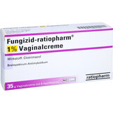 Abbildung: Fungizid ratiopharm 1% Vaginalcreme Vaginalcreme, 35 g PZN 04021269