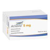 Abbildung: Aclasta 5 mg Infusionslösung Infusionslösung, 100 ml PZN 04392020