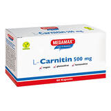 Produktbild Megamax L Carnitin 500 mg Ka