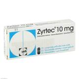 Abbildung: Zyrtec Filmtabletten Filmtabletten, 20 St PZN 04811126