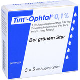 Abbildung: Tim Ophtal 0,1% Augentropfen Augentropfen, 3X5 ml PZN 04828606