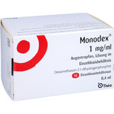 Abbildung: Monodex 1 mg / ml Augentropfen i.Einzeldosisbehältn. Augentropfen, 50X0.4 ml PZN 05136112