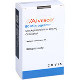 Abbildung: Alvesco 80 µg 120 Hub Dosieraerosol Dosieraerosol, 1 St PZN 06573837