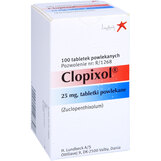 Abbildung: Clopixol 25 mg Filmtabletten Filmtabletten, 100 St PZN 06585384