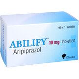 Abbildung: Abilify 10 mg Tabletten Tabletten, 98 St PZN 06620169