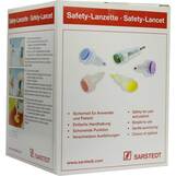 Produktbild Safety Lanzette 28G mini blau Einst.Tiefe 1,6mm