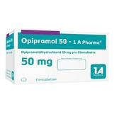 Abbildung: Opipramol 1A Pharma 50 mg Filmtabletten Filmtabletten, 20 St PZN 06964236