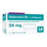 Abbildung: Opipramol 1A Pharma 50 mg Filmtabletten Filmtabletten, 100 St PZN 06964294