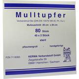 Produktbild Mulltupfer 20x20cm pflaumengro&szlig; steril