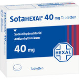 Abbildung: Sotahexal 40 mg Tabletten Tabletten, 50 St PZN 07254212