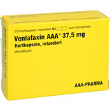 Abbildung: Venlafaxin AAA 37,5 mg Hartkapseln retardiert Retard-Kapseln, 20 St PZN 07263501