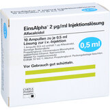 Abbildung: Einsalpha Injektionslösung Injektionslösung, 10X0.5 ml PZN 07368714