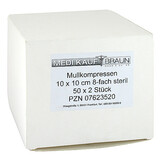 Produktbild Mullkompressen 10x10cm steri