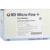 Produktbild BD Micro-Fine + 8 Nadeln 0,25x8 mm