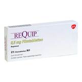 Abbildung: Requip 0,5 mg Filmtabletten Filmtabletten, 21 St PZN 07721949