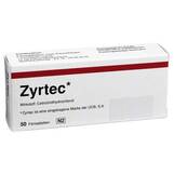 Abbildung: Zyrtec Filmtabletten Filmtabletten, 50 St PZN 07736394