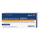 Produktbild Loperamid akut Aristo 2 mg Tabletten