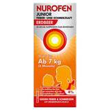 Produktbild Nurofen Junior Fieber- und Schmerzsaft Erdbeer 40 mg / ml