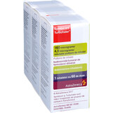 Abbildung: Symbicort Turbohaler 160 / 4,5 µg / Dosis 60 ED Inhalationspulver, 3 St PZN 07799696