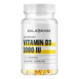 Abbildung: Balasense Vitamin D3 1000 IU Weichkapseln, 90 St PZN 08032023