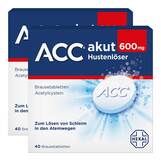 Abbildung: ACC akut 600 mg Hustenlöser, Brausetabletten Brausetabletten, 2x40 St PZN 08032291